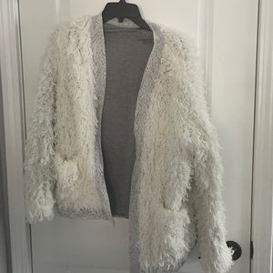 xs/s eyelash sweater with a bit of a sparkle.